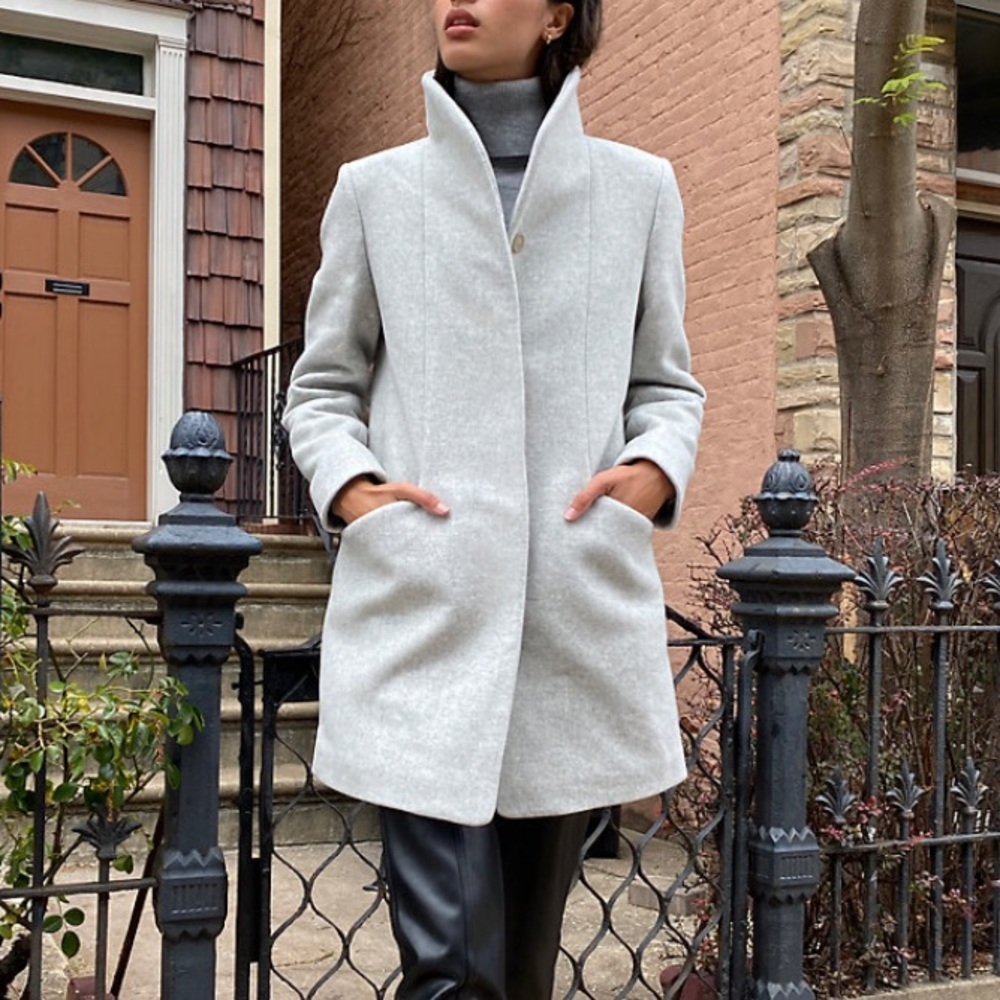 Aritzia Wilfred The Cacoon Mid-length, Wool-cashmere Coat, Size XS